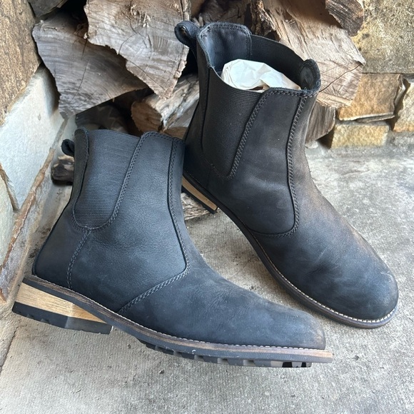 Kodiak Alma waterproof Chelsea ankle black leather boots women’s Sz-7. G - Picture 2 of 9